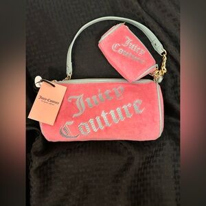 Juicy Couture Pink and light blue Shoulder Bag Set